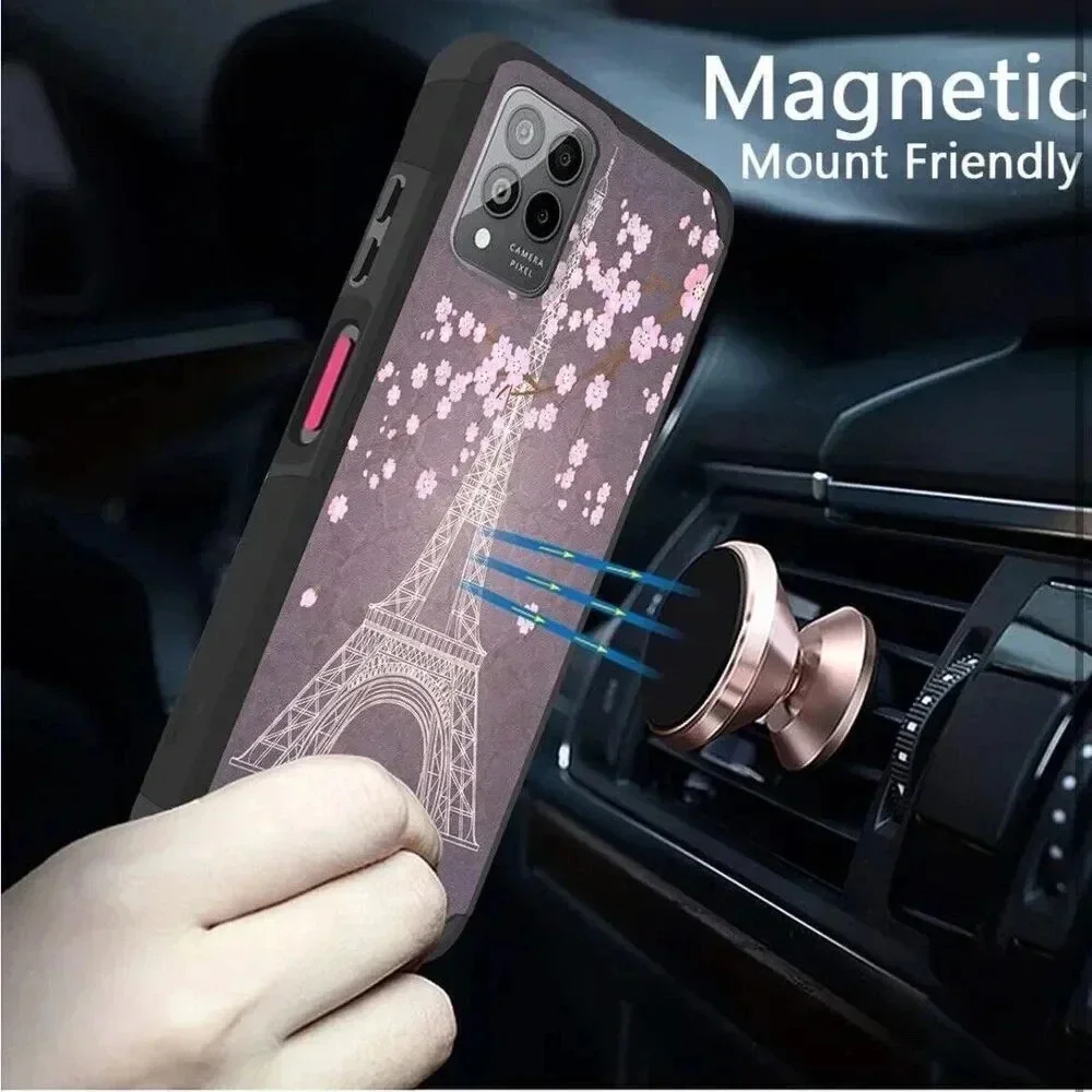 Hybrid Case Cover For Revvl Pro 5G 6.82” Quad Camera Tough‎ Heavy Duty